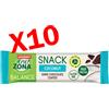 ENERZONA SNACK BALANCE COCONUT (ex Snack 40-30-30) Confezione 10 barrette da 33 g - Snack al cocco con scaglie