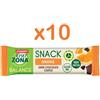 ENERZONA SNACK ORANGE BALANCE 40-30-30 ENERZONA - 10 Barrette da 33 grammi gusto arancia ricoperta di cioccolato fondente