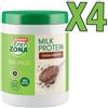 Enerzona Balance Milk Protein Cocoa Flavour - Kit Risparmio con 4 Barattoli da 230 grammi gusto Latte e Cacao