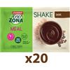Enerzona Instant Meal 40-30-30 Shake Box 20 Buste 20x56 g Cioccolato Dark - Con Proteine e Magnesio - Senza coloranti