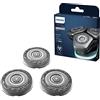 Philips Teste da barba compatibili con Philips Shaver Series S8000, S9000 e 9000 Prestige, prestazioni potenti, autoaffilanti, 3 pezzi, modello SH91/50