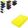EXKLUSIV HEIMTEXTIL Lenzuolo con angoli in spugna 90-100 x 200 cm, 80% cotone, 20% poliestere, certificato Öko-Tex, qualità di marca, altezza materasso fino a 25 cm, giallo