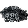 DTXLX 20 set di bottoni automatici in metallo in ottone nero da 25 mm bottoni invisibili chiusure a scatto chiusure a scatto per riparazioni di borsette, borsette, vestiti, scarpe e cappelli