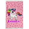 Overthetee Plaid Bambina - Plaid Unicorni - Plaid In Pile - [PERSONALIZZA NOME] - Copertina Pile - Coperta Pile Invernale - Copertina Neonata Invernale - Copertina Bambina
