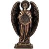 DRW Statuina Angel Metatron in resina dipinta a mano colore bronzo da 40 cm