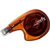 PLUS Japan Correttore roller FX testa roller flessibile, 10 m x 4,2 mm, arancio, correzione laterale