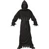 Widmann - Costume da bambino da mietitore, tunica nera, mietitore, giorno dei morti, Halloween, costumi in maschera, carnevale