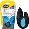 Scholl In-Balance, Solette biomeccaniche unisex per sollievo dal dolore al tallone e alla caviglia, lenisce e previene il dolore, confezione da 2 solette, taglia M (40-42,5)