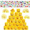 flintronic 30 Pezzi Mini Smiley Spring, Molla Giocattolo Gadget, Molla per Bambini, Gadget Compleanno Bambini, Spirale Molla Arcobaleno per Feste Gadget Compleanno Bambini