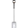 Fiskars Badile Telescopico per Sollevare e Spostare Neve e Altri Materiali, Lunghezza: 121 - 140 cm, Lama in Resistente Acciaio al Boro, Nero/Arancione, Xact, 1066734