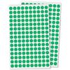 TownStix 3000 Pezzi, 10mm Bollini Adesivi Etichette Adesive - Verdi
