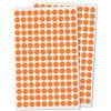 TownStix 3000 Pezzi, 10mm Bollini Adesivi Etichette Adesive - Arancioni