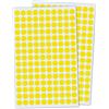 TownStix 3000 Pezzi, 10mm Bollini Adesivi Etichette Adesive - Gialli