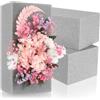 com-four® 3x Spugna per fiori secchi per creare composizioni floreali - mattone di spugna per decorazioni floreali