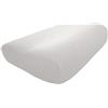 Edda Lux Federa adatta al Tempur Shape QUEEN e Tempur Original QUEEN cuscino cervicale (61 x 31 cm) S, M, L e XL, in morbido jersey di 100% cotone, Bianco