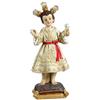 DRW Bambino Gesù Sagrario Gesù Montagne in Resina Dipinto a Mano 11 cm