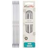 KnitPro - Aghi Singoli cubici Doppi e Appuntiti, in Ottone Brillante, 15 cm x 5 mm