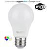 V-TAC LAMPADINA 8.5W A60 E27 COMPATIBILE CON AMAZON ALEXA E GOOGLE HOME RGB+WW+CW VT-5109-LED2998