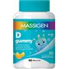 MARCO VITI FARMACEUTICI SpA Massigen D Gummy 60 Caramelle Gusto Limone - Integratore di Vitamina D