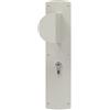 Bricard 66101 Mezzo Set per Porta Esterna con Aletta per Serie 74 Versione Standard, Colore Bianco