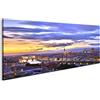 islandburner Quadri moderni Bello tramonto sopra il Fluss Arno a Firenze, Italia, HDR Stampa su tela - Quadro x poltrone salotto cucina mobili ufficio casa - fotografica formato XXL CWD