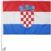 AZ FLAG Bandiera per Auto Croazia 45x30cm - Bandierina da Auto Croata 30 x 45 cm, Car Flag