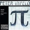 Thomastik-Infeld Thomastik Corde per violino 4/4 Peter Infeld Synthetic Core - corde Sol nucleo sintetico, rivest. argento, media