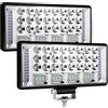 Afaneep 2PZ 9 Faro da Lavoro LED, 12 V, 33200 lm, 304 W, IP68 impermeabile, Spot Luci di Lavoro a Led 24 V 6000K Fendinebbia Barra Luci per Moto Auto ATV SUV Trattore [Classe di efficienza energetica A+++]