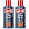 Alpecin Coffein Shampoo C1 2 x 375 ml | Shampoo contro diradamento capelli | Shampoo anticaduta uomo | Alpecin Coffein Shampoo contro la caduta ereditaria dei capelli | Rinforza le radici dei capelli