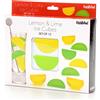 Fishbowl Cubetti di ghiaccio riutilizzabili, a forma di limone e lime, set da 12