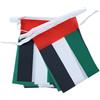 AZ FLAG Ghirlanda 6 Metri 20 Bandiere Emirati Arabi Uniti 21x15cm, Bandiera Emiratina 15 x 21 cm - Festone Bandierine
