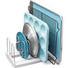 YouCopia StoreMore - Scaffale regolabile per coperchi e padelle, organizer per mobili da cucina, edizione classica