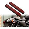 HDBUBALUS Anteriore Posteriore Riflettore Adesivo Borsa Da Sella Fermo Copertura Riflettore Forcella Inferiore Riflettore Adatto per Harley Touring Sportster Xl883 Touring Dyna 1 Paio