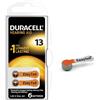 Duracell 13 EasyTab - Blister da 6 Batterie per Protesi Acustiche
