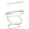 V-TAC LAMPADA LED SOFFITTO 86W 3 ANELLI BIANCO LUCE CALDA DIMMERABILE VT-82-3D-LED213989