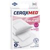 NOVA ARGENTIA Srl IND. FARM Ceroxmed Cerotti Dress Delicati 6x10cm 5 Pezzi - Garza Alto Spessore, Sterili, Morbidi e Traspiranti