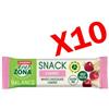 ENERZONA SNACK BALANCE 40-30-30 Conf 10 Barrette proteiche da 25 g AMARENA CIOCCOLATO BIANCO