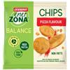 ENERZONA CHIPS 40-30-30 - Box di 14 Sacchetti da 23 g gusto PIZZA - Snack di Soia NON FRITTI ricchi in proteine e fibre