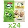 Enerzona Minirock 40-30-30 Box 24 Bites Minipack 24x24 g Vaniglia Cioccolato Bianco - Ricco in Proteine, Fibre