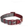 CAMON COLLARE REGOLABILE DOUBLE PREMIUM BICOLOR GRIGIO/ROSSO 25 X 480-660 MM DC119/D.05