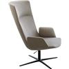 DESALTO poltrona CALUM LOUNGE RELAX 750 - 750.010B-B