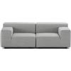 KARTELL divano a 2 posti per esterni PLASTICS OUTDOOR 176 cm - 6294+6296-T3