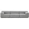 KARTELL divano a 3 posti per esterni PLASTICS OUTDOOR 264 cm - 6294+6296+6292-T3