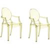 KARTELL set da 2 sedie LOUIS GHOST