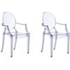 KARTELL set da 2 sedie LOUIS GHOST