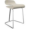 KRISTALIA sgabello BCN con base cromata - 05BCN03-CRO-PP05