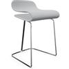 KRISTALIA sgabello BCN con base cromata - 05BCN03-CRO-PP11