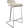 KRISTALIA sgabello BCN con base cromata - 05BCN02-CRO-PP05