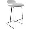 KRISTALIA sgabello BCN con base cromata - 05BCN02-CRO-PP11