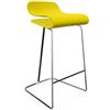 KRISTALIA sgabello BCN con base cromata - 05BCN02-CRO-PP12